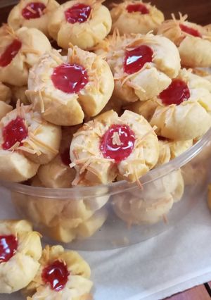 Foto resep Thumbprint Selai Strawberry