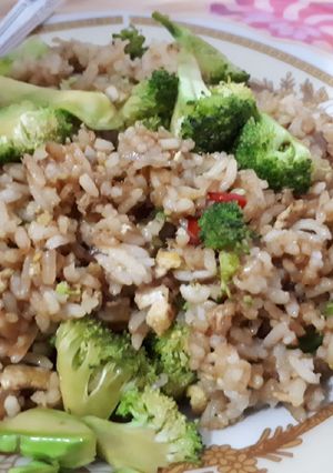 Foto resep Nasi goreng brokoli non MSG