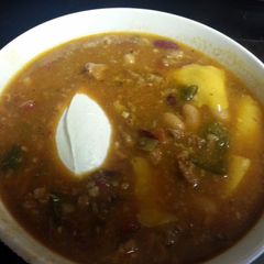 crock pot enchilada chili A picture of crock pot enchilada chili.