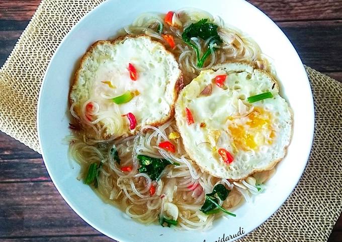 Resep Telur Mata Sapi Bakuah Bihun Khas Minang Oleh Nidarudi Cookpad