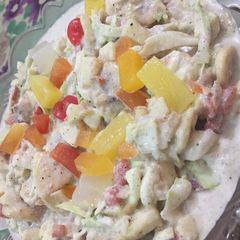 A picture of Russian salad.
