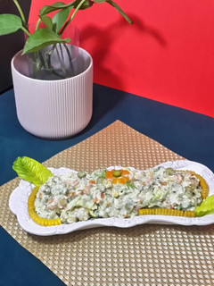 عکسی از دستور سالاد مرغ و کاهو