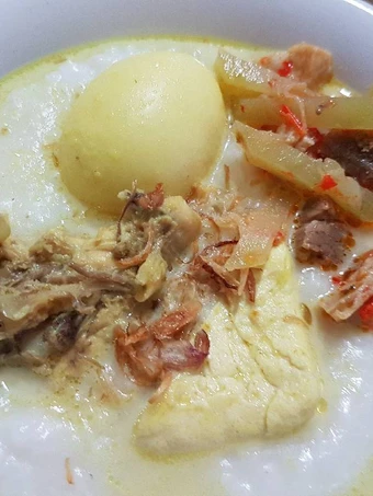 Langkah Mudah untuk Membikin Resep Bubur Terik (Tahu Telur Ayam) yang  Bikin Ketagihan Anti Ribet, Bisa Manjain Lidah