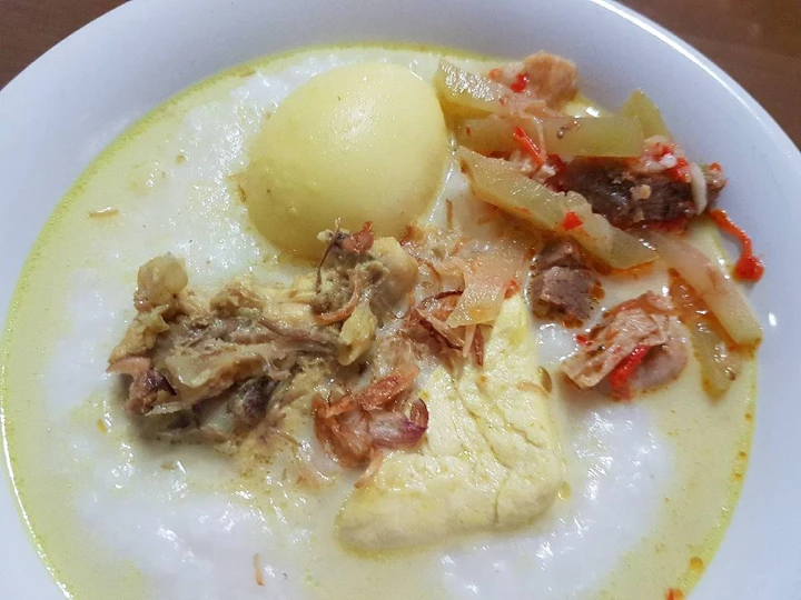 Langkah Mudah untuk Membikin Resep Bubur Terik (Tahu Telur Ayam) yang  Bikin Ketagihan Anti Ribet, Bisa Manjain Lidah