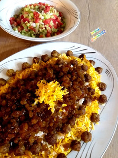 عکسی از دستور رشته پلو
