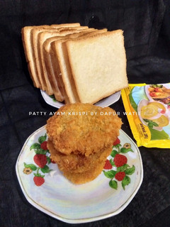 Foto resep Patty Ayam krispi,isian burger