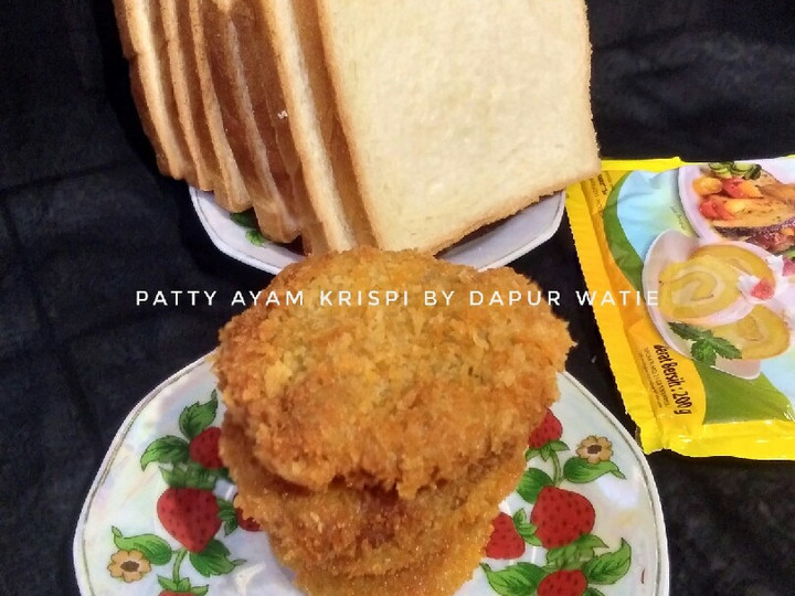 Yuk intip, Bagaimana cara memasak Patty Ayam krispi,isian burger  enak