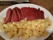 A picture of smoked brisket