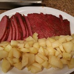 A picture of Slow Cook Smoked Corned Beef Brisket.