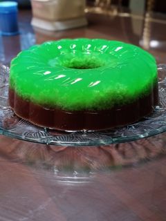 Foto resep Puding Lumut coklat