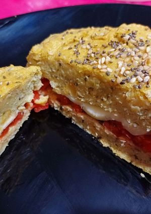Una foto de Pan de garbanzos