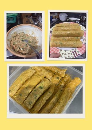 Foto resep Chicken Shrimp Roll