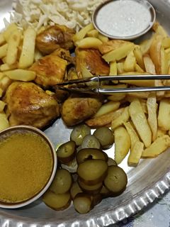 عکسی از دستور غذا فست فودی