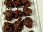 Una foto de trufa de chocolate