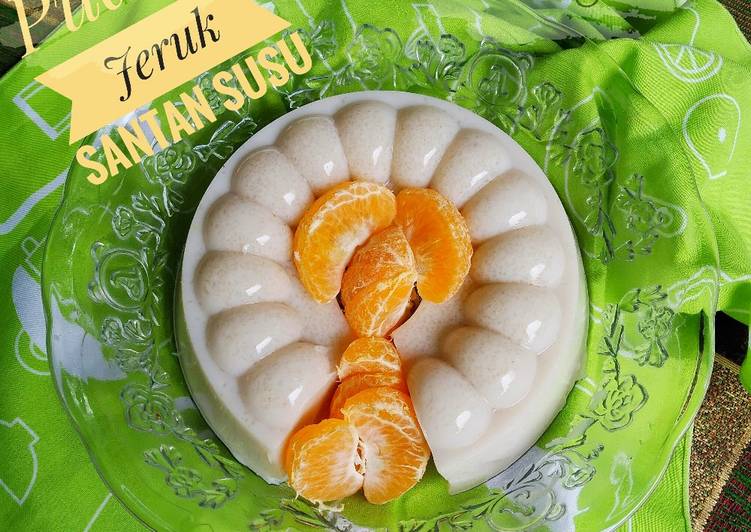 Puding Jeruk Santan Susu
