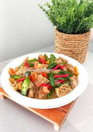 Foto resep Tumis Babat Sapi Cabe Hijau