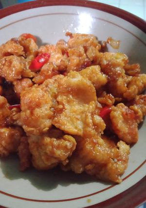 Foto resep Ayam crispy saus tiram