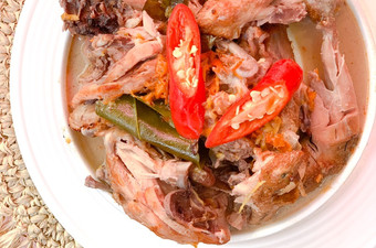 Resep Ayam panggang kuah santan Yang Enak Banget