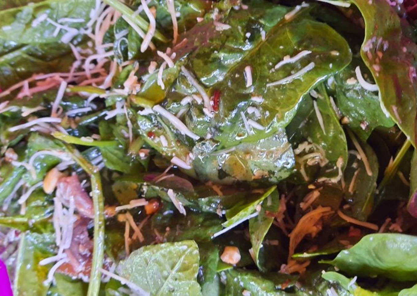 Ensalada de espinacas
