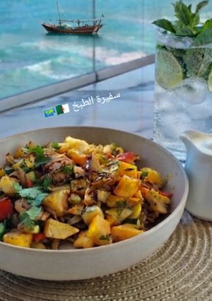 صورة لوصفة سلطة البطاطا مشوية في الفرن