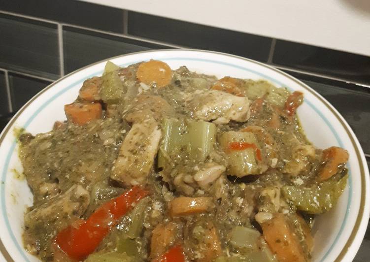 Recipe of Homemade Chicken Green Curry