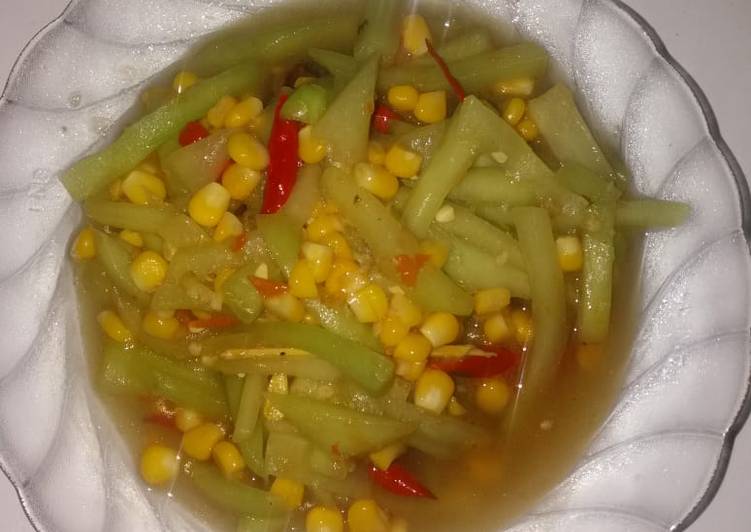 Resep Tumis Labu dan Jagung Manis, Bikin Ngiler