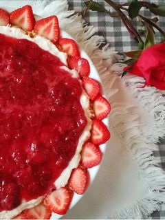 Φωτογραφία της συνταγής Cheese cake φράουλας