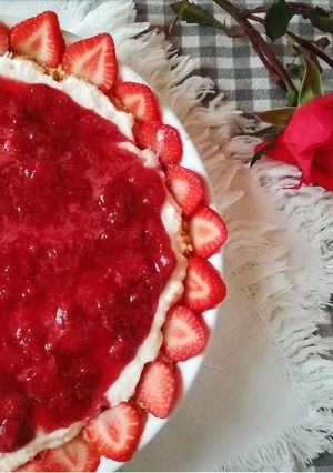 Φωτογραφία της συνταγής Cheese cake φράουλας