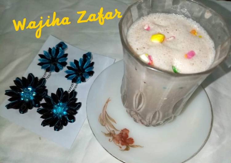 Steps to Prepare Speedy Fruity Pebbles Milk Shake