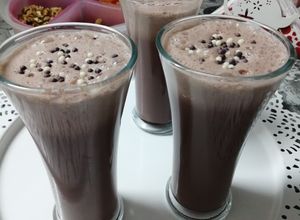 صورة لوصفة ميلك شيك الشوكلا