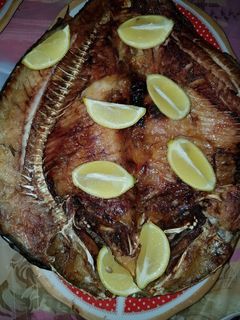 صورة لوصفة سمك مشوي عراقي 🥰