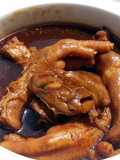 Dried Oyster And Chicken In Wine Stew
