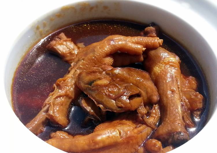 Recipe of Homemade Dried Oyster And Chicken In Wine Stew