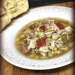 A picture of Mom's 70's Brunswick Chicken Stew.