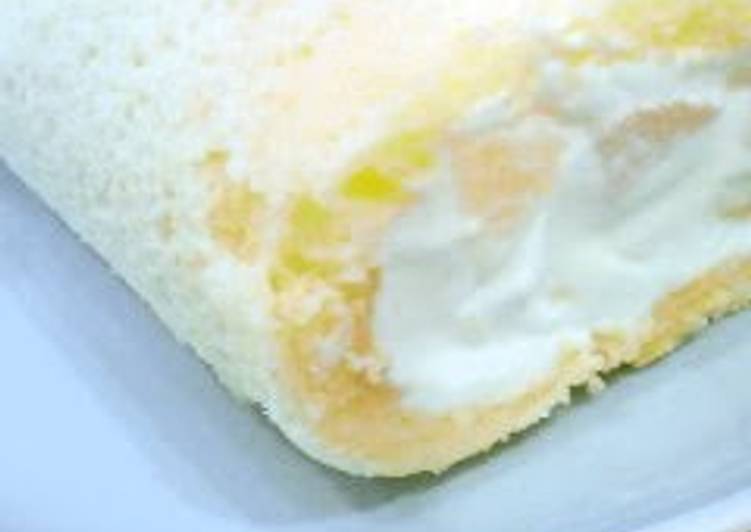Steps to Make Quick Swiss Roll with Sponge Cake