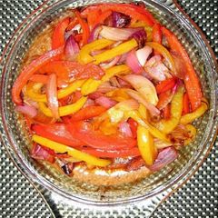 A picture of LG's Teriyaki Pepper and Onion.
