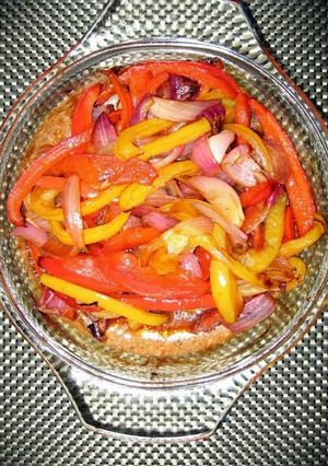 A picture of LG's Teriyaki Pepper and Onion.