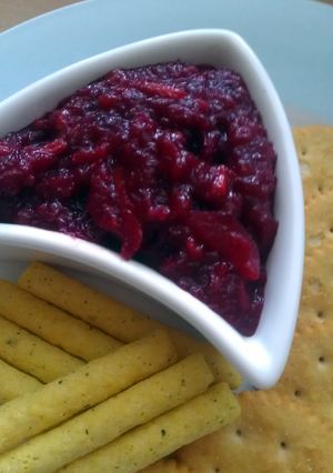A picture of Vickys Beetroot Dip, GF DF EF SF.