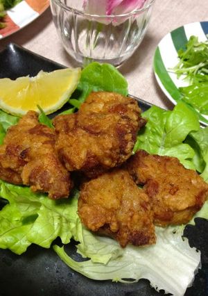 A picture of Crispy Juicy Chicken Karaage.