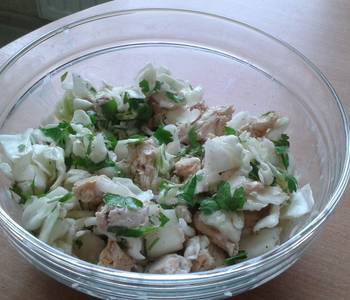 Fresh, Make Recipe Torys diet Cabbage with chicken Practical Delicious