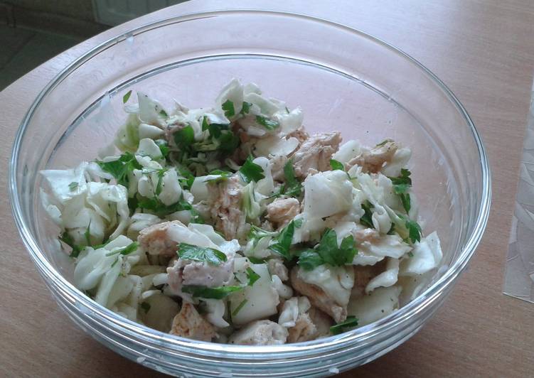 Simple Way to Make Super Quick Homemade Tory’s diet Cabbage with chicken