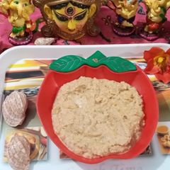 A picture of Alu posto in bengolis platter.