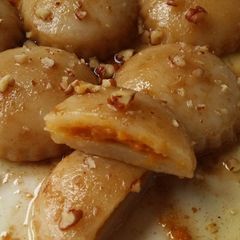A picture of Vickys Ravioli with Choice of Fillings & Sauces, GF DF EF SF NF.