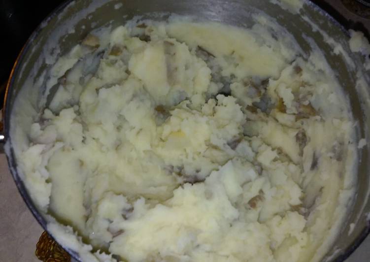 How to Prepare Speedy Cheesy mashed potatoes