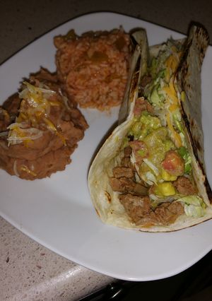 A picture of Lagered Carne Asada Tacos.