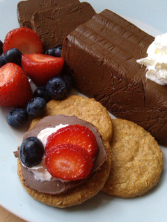 A picture of Vickys Chocolate Pâté, GF DF EF SF NF.