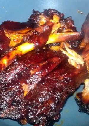 A picture of Hot and Sticky Chilli Ribs.