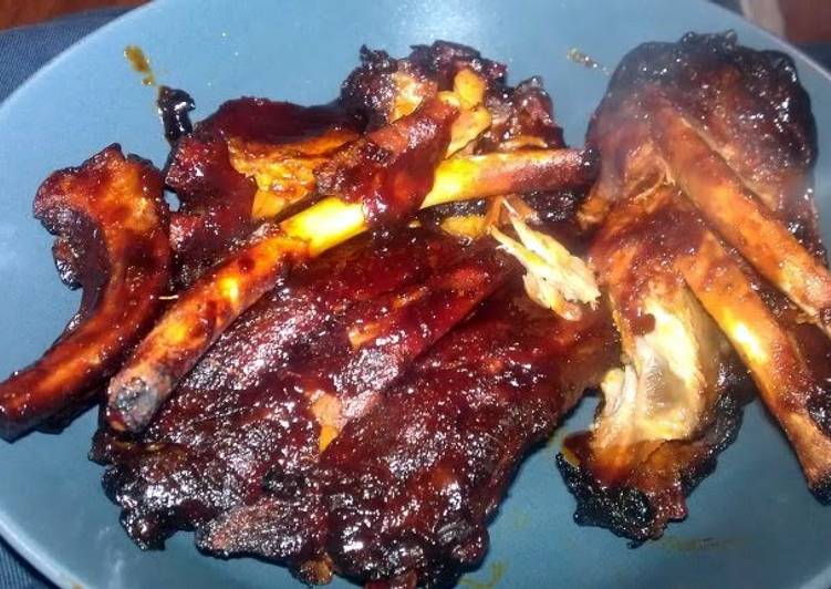 Recipe of Super Quick Homemade Hot and Sticky Chilli Ribs