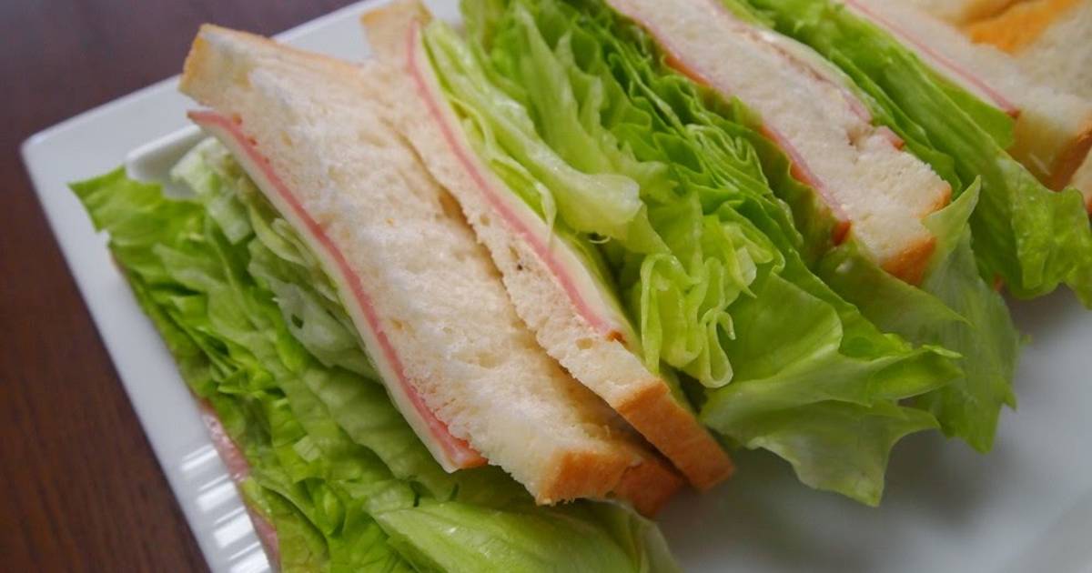 Lots of Lettuce Sandwich Recipe by cookpad.japan Cookpad