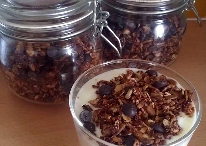 How to Prepare Award-winning Vickys Chocolate Granola GF DF EF SF NF